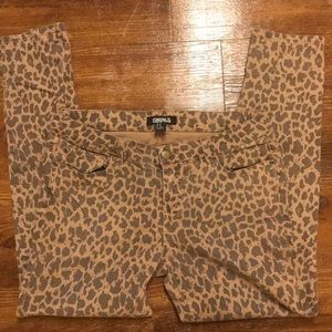 Size 30 Cheetah Leopard Premium Denim Skinny jeans